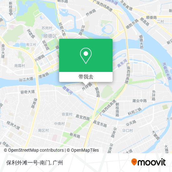 保利外滩一号-南门地图