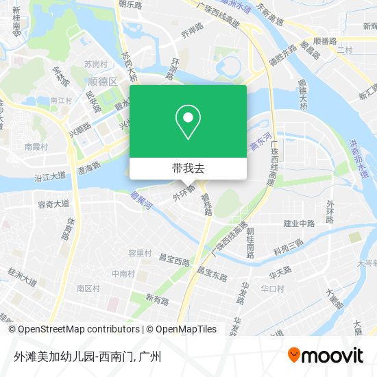 外滩美加幼儿园-西南门地图