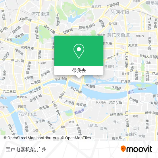 宝声电器机架地图