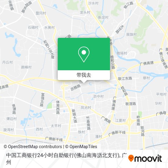 中国工商银行24小时自助银行(佛山南海沥北支行)地图