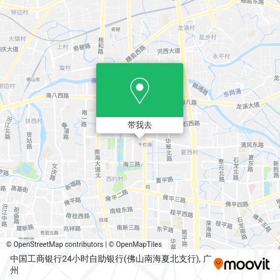 中国工商银行24小时自助银行(佛山南海夏北支行)地图