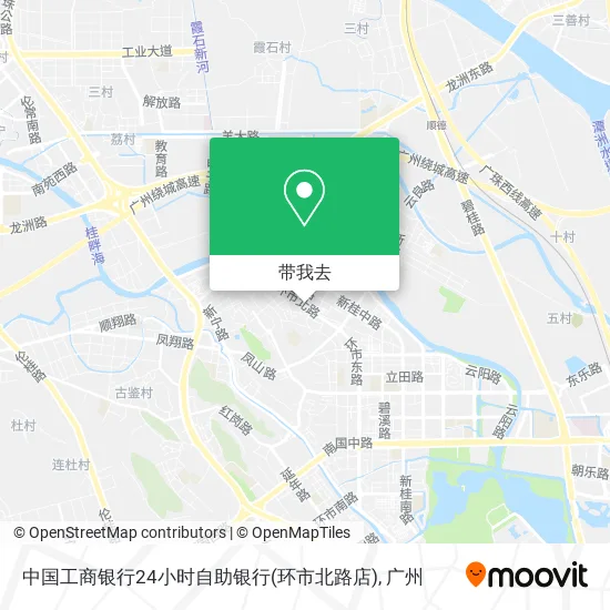 中国工商银行24小时自助银行(环市北路店)地图