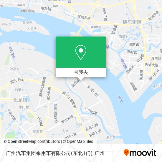 广州汽车集团乘用车有限公司(东北1门)地图