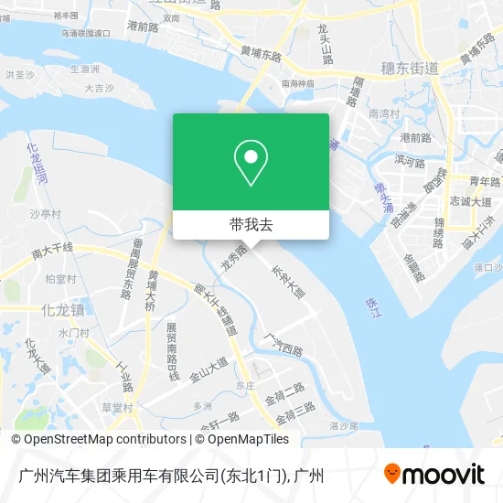广州汽车集团乘用车有限公司(东北1门)地图