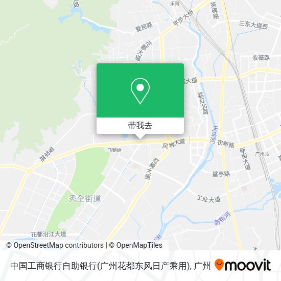 中国工商银行自助银行(广州花都东风日产乘用)地图