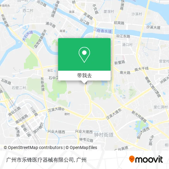 广州市乐锋医疗器械有限公司地图