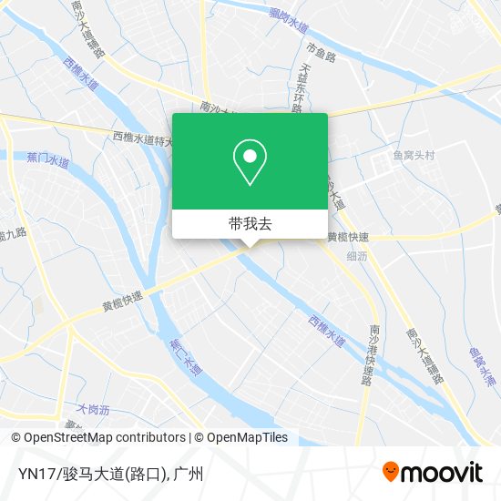 YN17/骏马大道(路口)地图