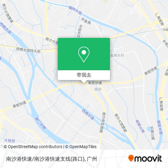 南沙港快速/南沙港快速支线(路口)地图