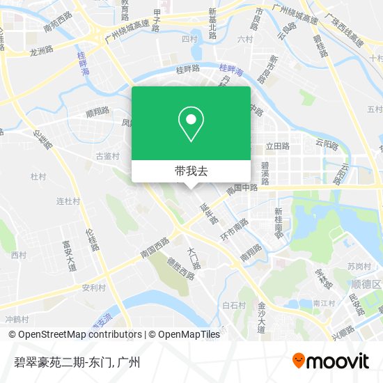 碧翠豪苑二期-东门地图