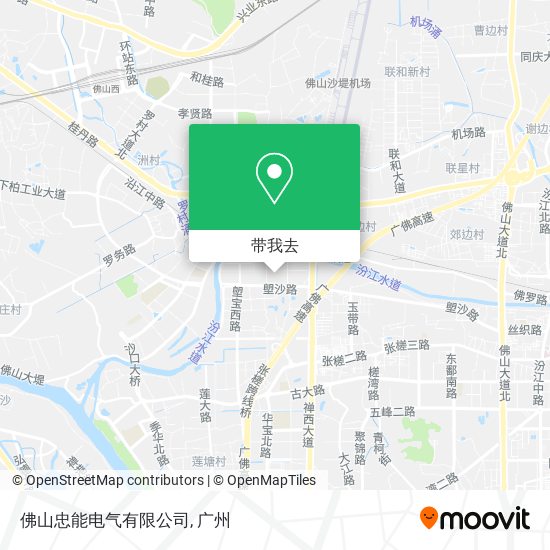 佛山忠能电气有限公司地图