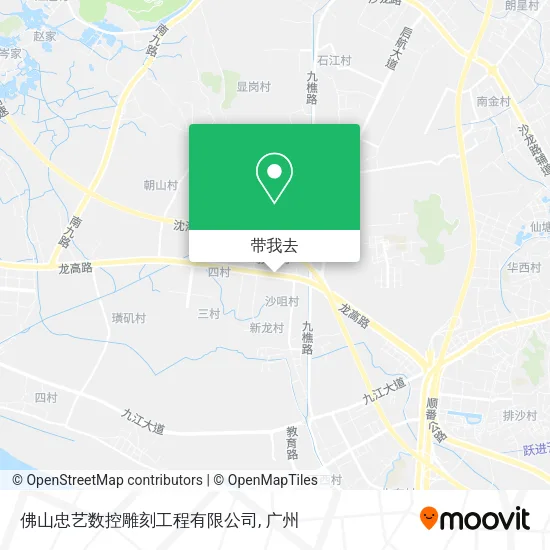 佛山忠艺数控雕刻工程有限公司地图