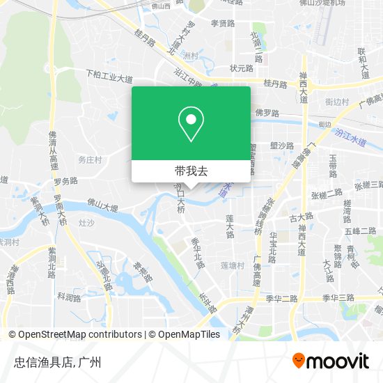忠信渔具店地图
