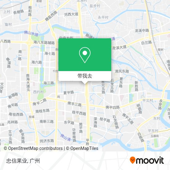 忠信果业地图