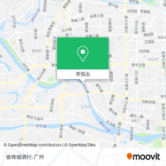 俊锋烟酒行地图