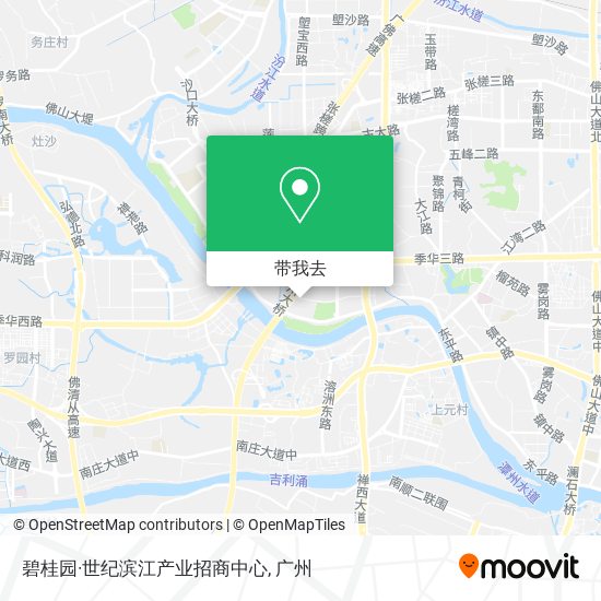 碧桂园·世纪滨江产业招商中心地图
