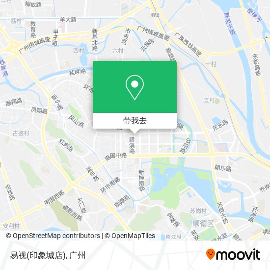 易视(印象城店)地图