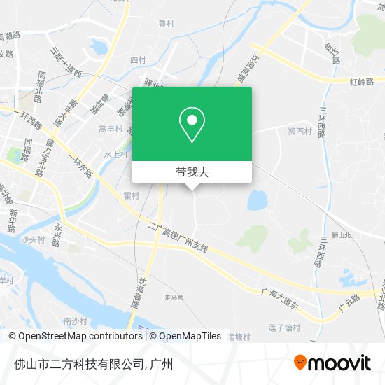 佛山市二方科技有限公司地图