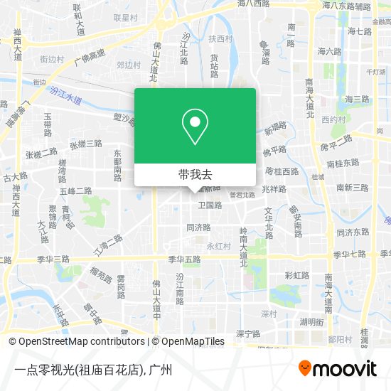 一点零视光(祖庙百花店)地图