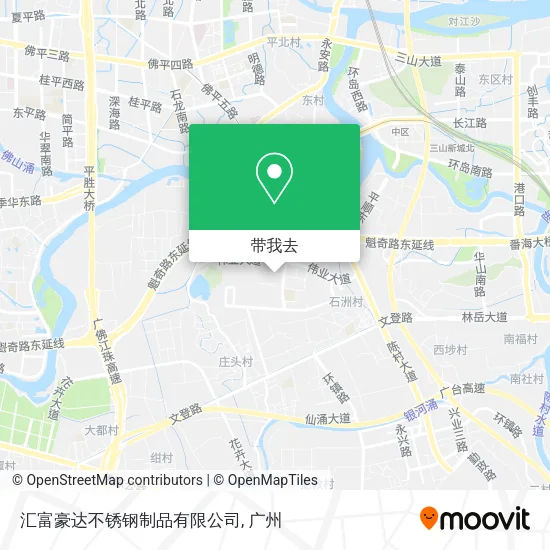 汇富豪达不锈钢制品有限公司地图