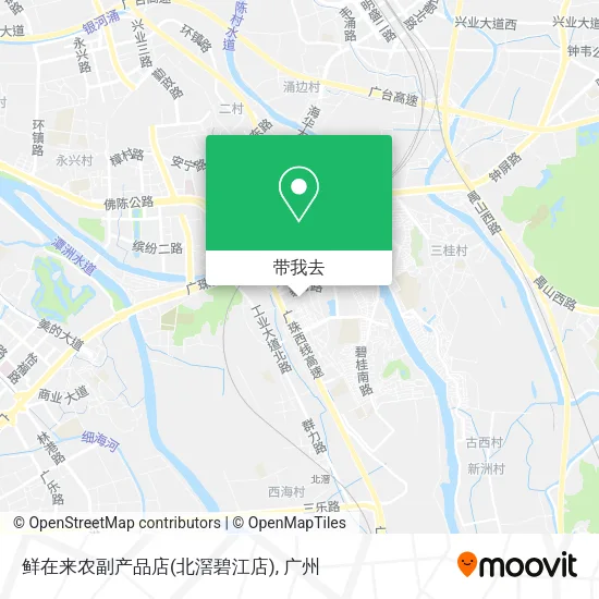 鲜在来农副产品店(北滘碧江店)地图