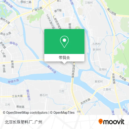 北滘长珠塑料厂地图