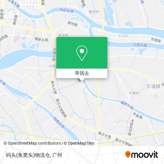 码头(鱼窝头)物流仓地图