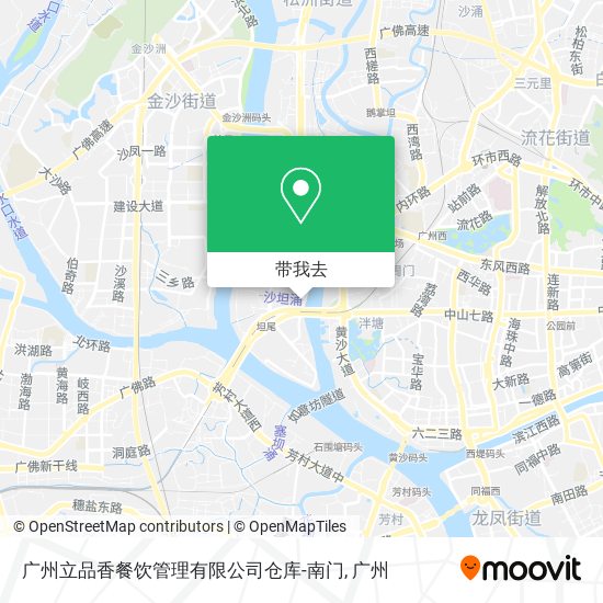 广州立品香餐饮管理有限公司仓库-南门地图