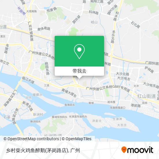 乡村柴火鸡鱼醉鹅(茅岗路店)地图