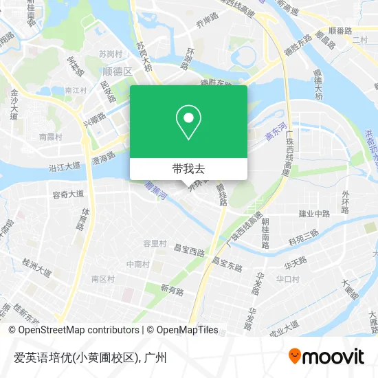 爱英语培优(小黄圃校区)地图