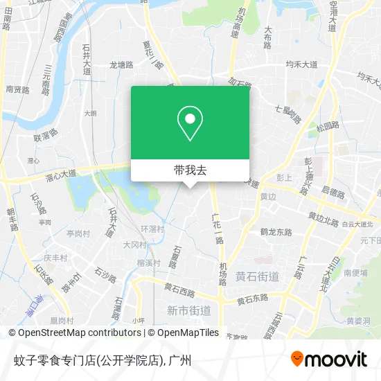 蚊子零食专门店(公开学院店)地图