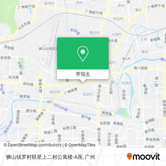 狮山镇罗村联星上二村公寓楼-A座地图