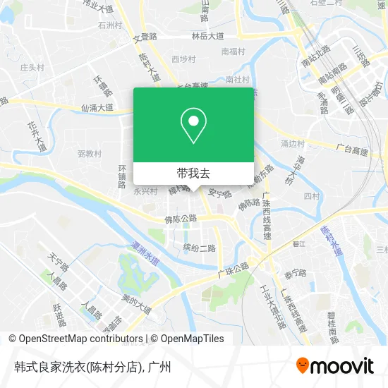 韩式良家洗衣(陈村分店)地图