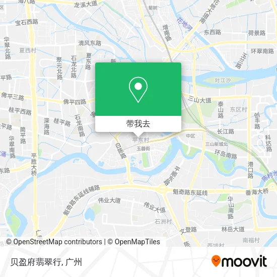 贝盈府翡翠行地图