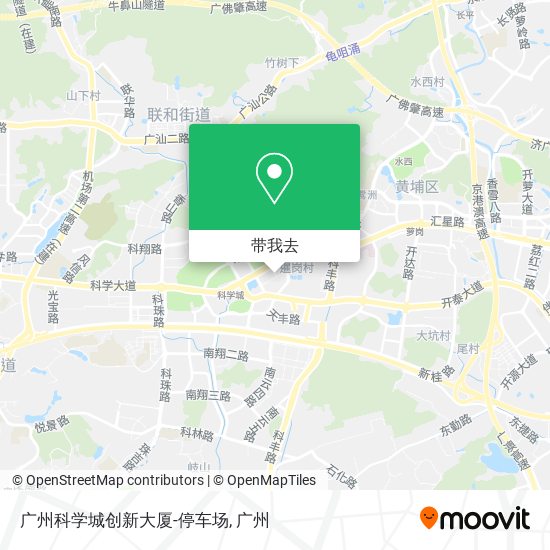广州科学城创新大厦-停车场地图