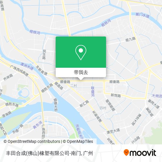 丰田合成(佛山)橡塑有限公司-南门地图