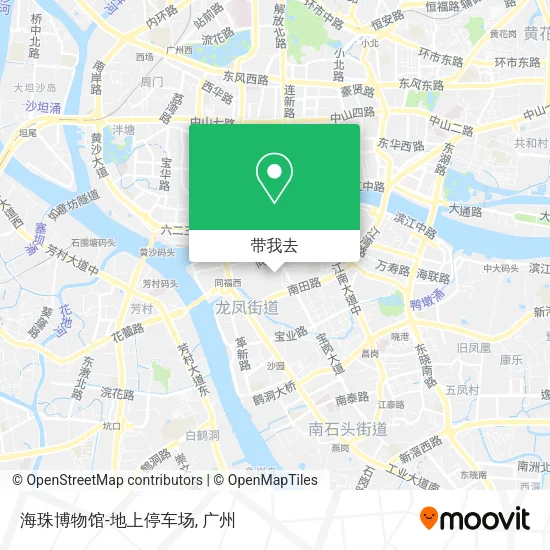 海珠博物馆-地上停车场地图
