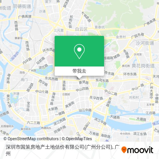 深圳市国策房地产土地估价有限公司(广州分公司)地图