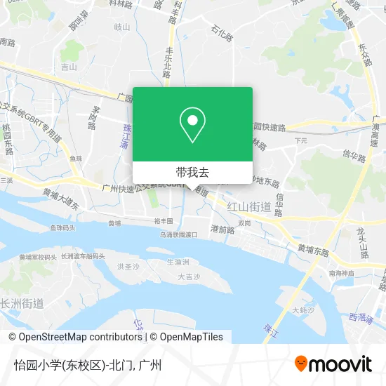 怡园小学(东校区)-北门地图