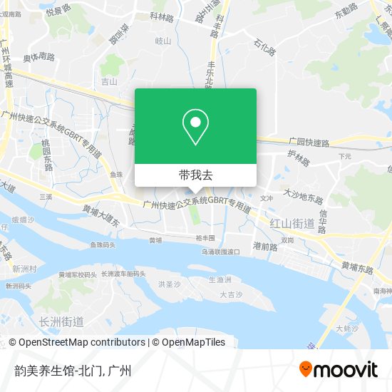 韵美养生馆-北门地图