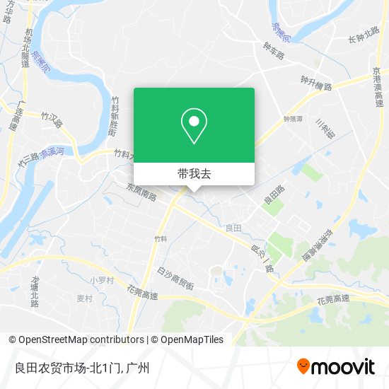 良田农贸市场-北1门地图