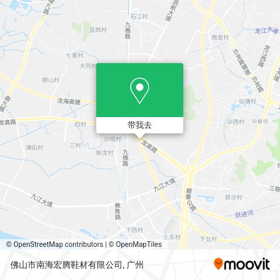 佛山市南海宏腾鞋材有限公司地图