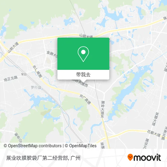展业吹膜胶袋厂第二经营部地图