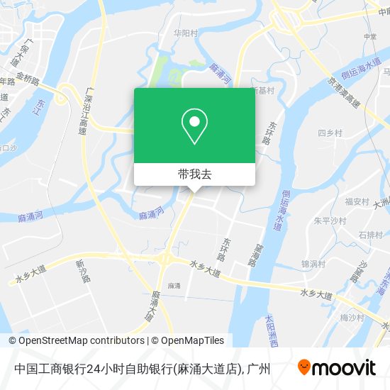 中国工商银行24小时自助银行(麻涌大道店)地图