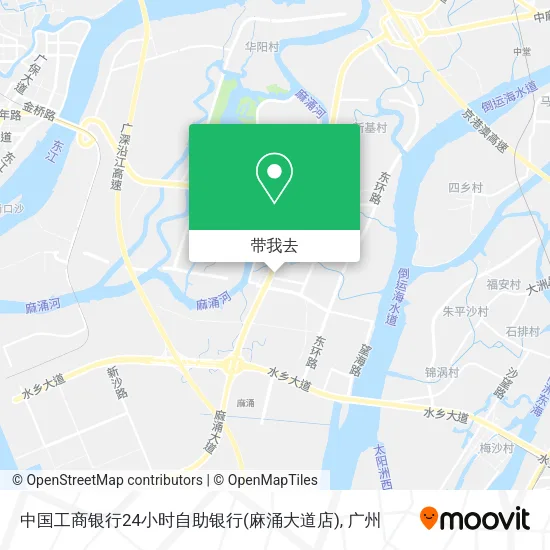 中国工商银行24小时自助银行(麻涌大道店)地图