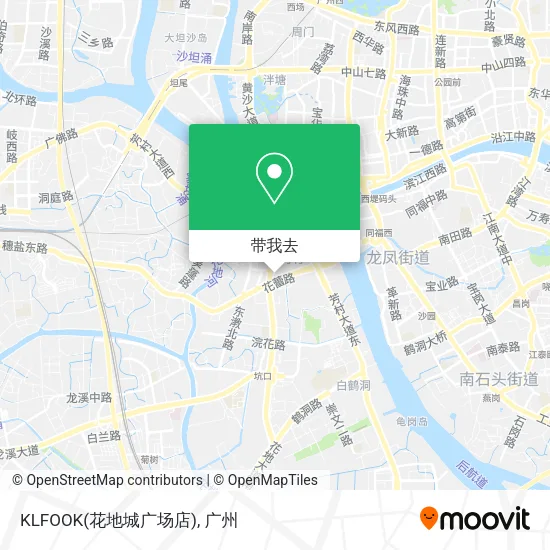 KLFOOK(花地城广场店)地图