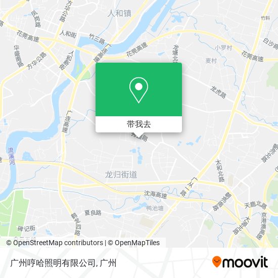 广州哼哈照明有限公司地图