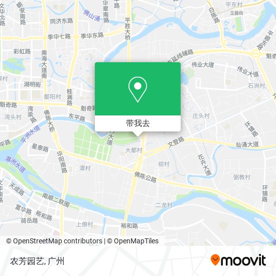 农芳园艺地图