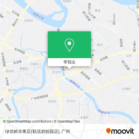 绿优鲜水果店(勒流碧桂园店)地图