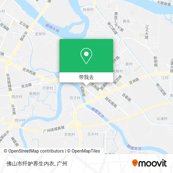 佛山市纤妒养生内衣地图