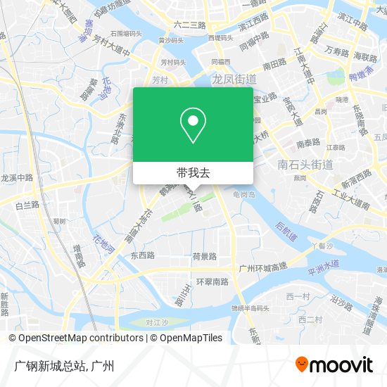 广钢新城总站地图